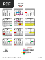 BCSD 20-21 Instructional Calendar (Modified Draft 3 - No Early Outs or  Halfdays) PDF | PDF | Behavior Modification | Learning