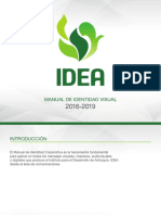 Manual de Identidad Visual IDEA - 2016-2019