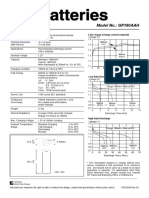 BAT AA GP NiMH GP180AA 180aah PDF