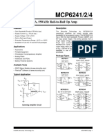 OpAmp - MCP6241 PDF