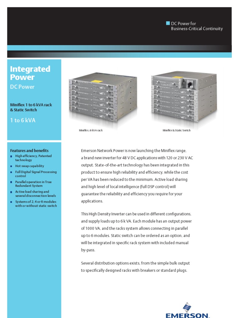 Inverters 19 Inch Subracks | PDF | Power Inverter | Switch