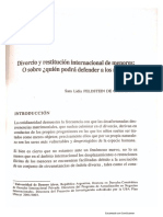 Divorcio y Restitución Internacional de Menores o Sobre ¿Quién Podrá Defender A Los Niños Por Sara Lidia Feldstein de Cardenas