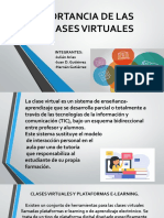 Importancia de Las Clases Virtuales