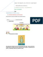 Actividad de Esi (Somos Iguales y Diferentes - Hábitos de Higiene Personal) Esc. Corominola