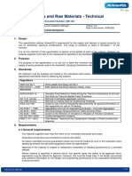 Quarry Products and Raw Materials - Technical Specification - SM1182