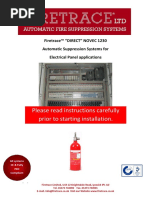 Firetrace Direct Novec 1230 Systems Electrical Panels Installation Issue 5 290414 PDF