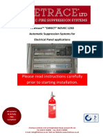 Firetrace Direct Novec 1230 Systems Electrical Panels Installation Issue 5 290414 PDF