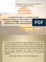 El ARTETERAPIA Y LA EDUCACIÓN ARTÍSTICA PARA LA INCLUSIÓN SOCIAL COMO POTENCIADORES EN LA REALIZACIÓN DE PERSONAS CON CAPACIDADES DIVERSAS