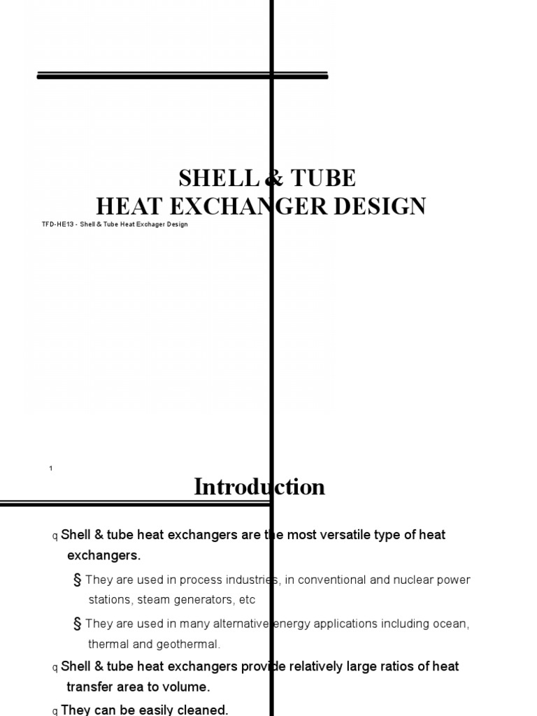 Heat Exchanger Design PDF Heat Exchanger Pipe (Fluid Conveyance)