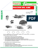 Contaminacion Del Aire para Primero de Primaria