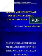 Remedii Medicamentoase Pentru Prelucrarea Canalelor Radiculare