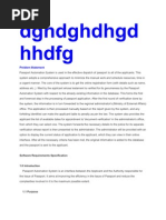 SRS Document For Pass Port Automization