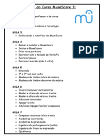 Programação Curso Musescore 3 U