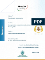 Módulo 7: Procedimiento Administrativo