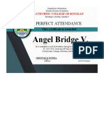 Angel Bridge V. Galac: Perfect Attendance