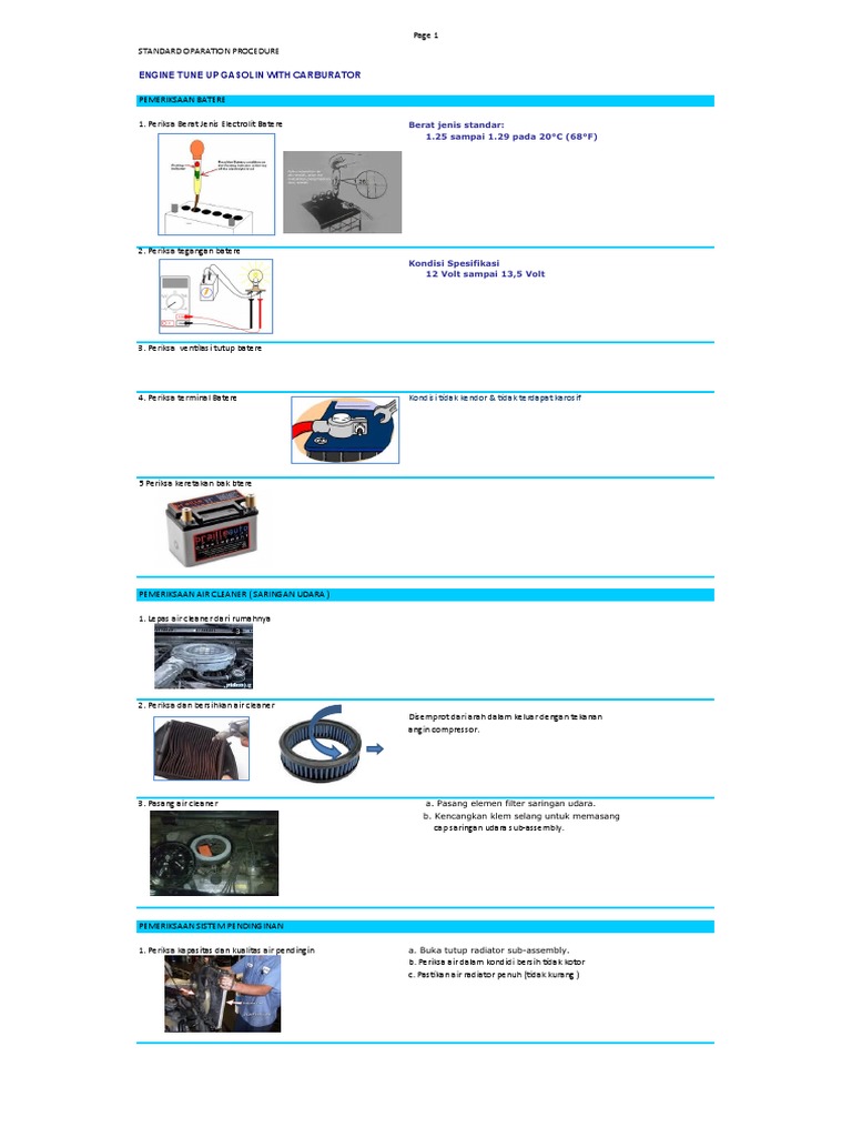 Pemeriksaan Klem Selang Radiator Mobil | PDF