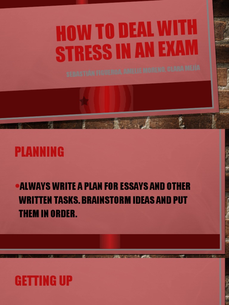 Effective Exam Stress Management Tips | PDF | Lifestyle