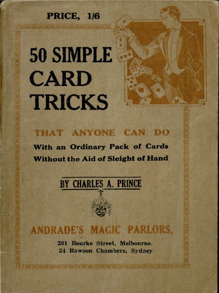 50 Easy Card Tricks for Everyone | PDF | Hand | Playing Cards