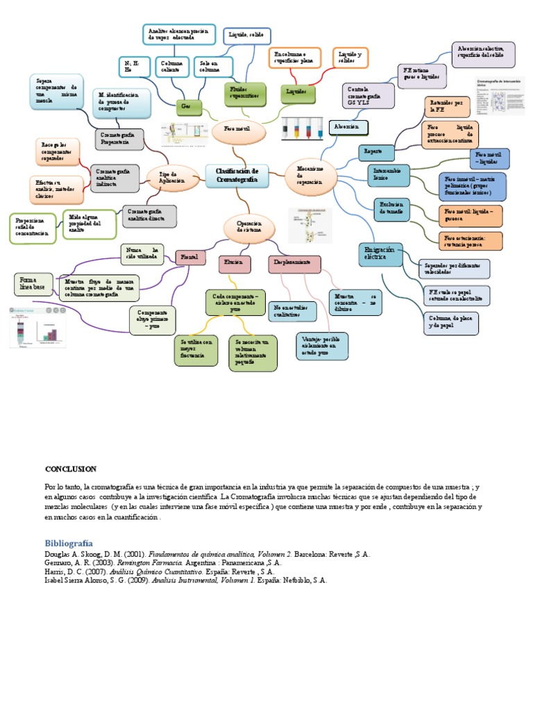 Trabajo Mapa Mental Analisis Instrumental | PDF | Cromatografía | Química  analítica
