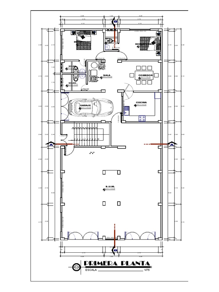 Floor Plan with Dimensions and Areas | PDF