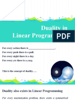 Duality in Linear Programming