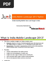 India Mobile Landscape 2013 Topline