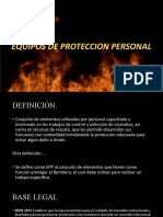 EPP bomberos protección