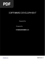 Software Development Proposal Template