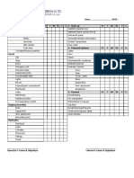 Excavator Daily Inspection Checklist