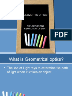 Geometric Optics: Reflection and Refraction of Light