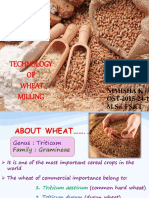 Technology OF Wheat Milling: Nimisha K OST-2015-24-13 M.Sc. FS&T