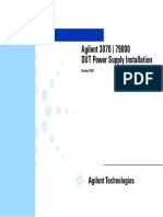 Agilent 3070 / 79000 DUT Power Supply Installation: October 2003