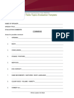 5.0 TableTopics Evaluation Template