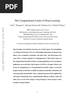 The Computational Limits of Deep Learning: Neil C. Thompson, Kristjan Greenewald, Keeheon Lee, Gabriel F. Manso