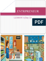 Ideal Entrpreneur: LESSON 1 (Day 2)