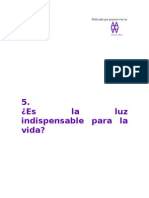 5. Es La Luz Indispensable Para La Vida