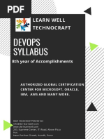 Learn Well Technocraft - DevOps Syllabus