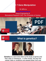 Gene Manipulation Week 7