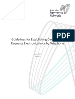 Guidelines For Establishing DDRs Electronically or by Telephone 0 PDF