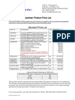 Nspir TAR INC: Inspirstar Product Price List