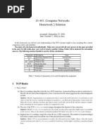 15-441 - Computer Networks Homework 2 Solution