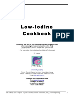 Lowiodine Diet - Cookbook