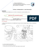 Guia Matematicas. Introduccion A La Multiplicacion