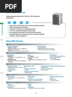 DVS-016 Series: Unmanaged Industrial 16-Port FE Ethernet Switches