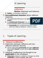 I. Types of Learning.: A. Classical Conditioning
