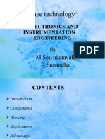 Sixth Sense Technology: Electronics and Instrumentation Engineering