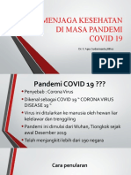 Kesehatan di Masa Pandemi COVID-19