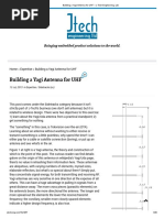 Building A Yagi Antenna For UHF - J-Tech Engineering, LTD - PDF