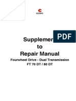 Farmtrac Repair Manual Supplement