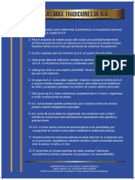 12 Tradiciones Print PDF